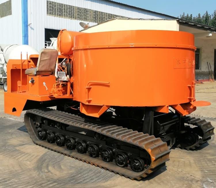 履带平口搅拌车1-3方