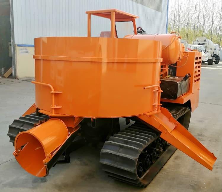 履带平口搅拌车1-3方